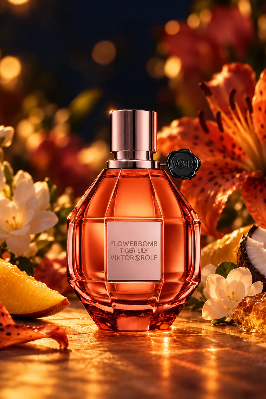 Flowerbomb Tiger Lily de Viktor & Rolf, flacon d'origine