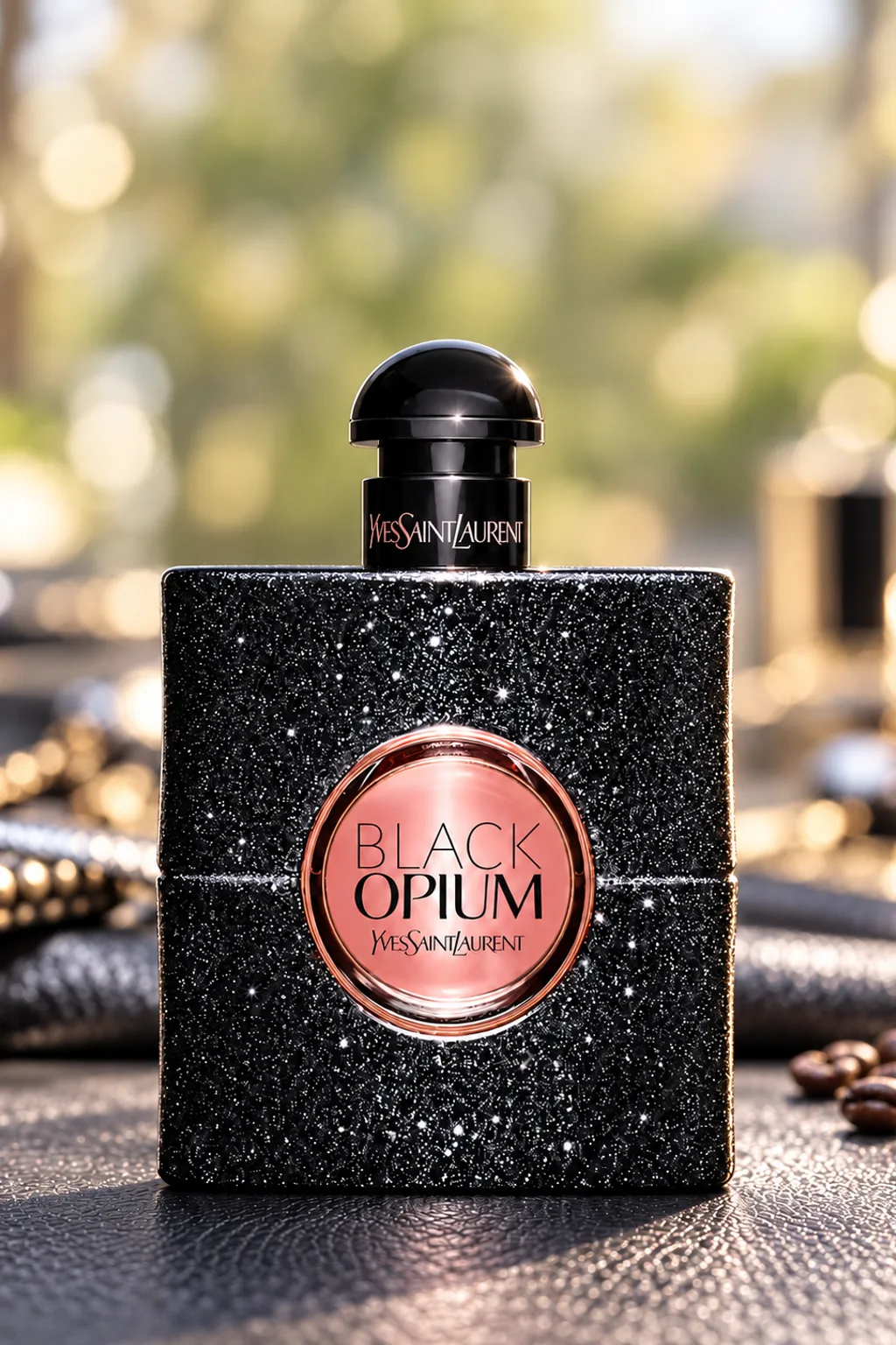 Black Opium de Yves Saint Laurent, flacon d'origine