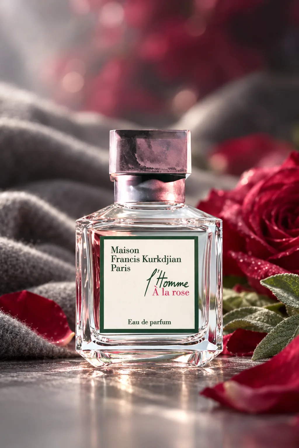 L'Homme à la Rose de Maison Francis Kurkdjian, flacon d'origine