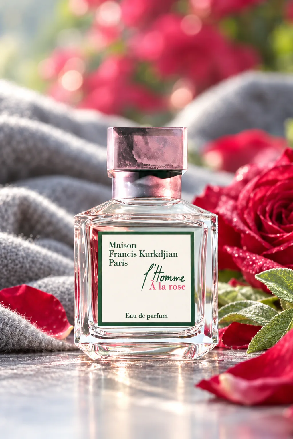 L'Homme à la Rose de Maison Francis Kurkdjian, flacon d'origine