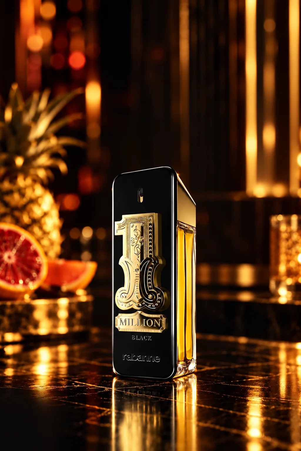 1 Million Black de Rabanne, flacon d'origine