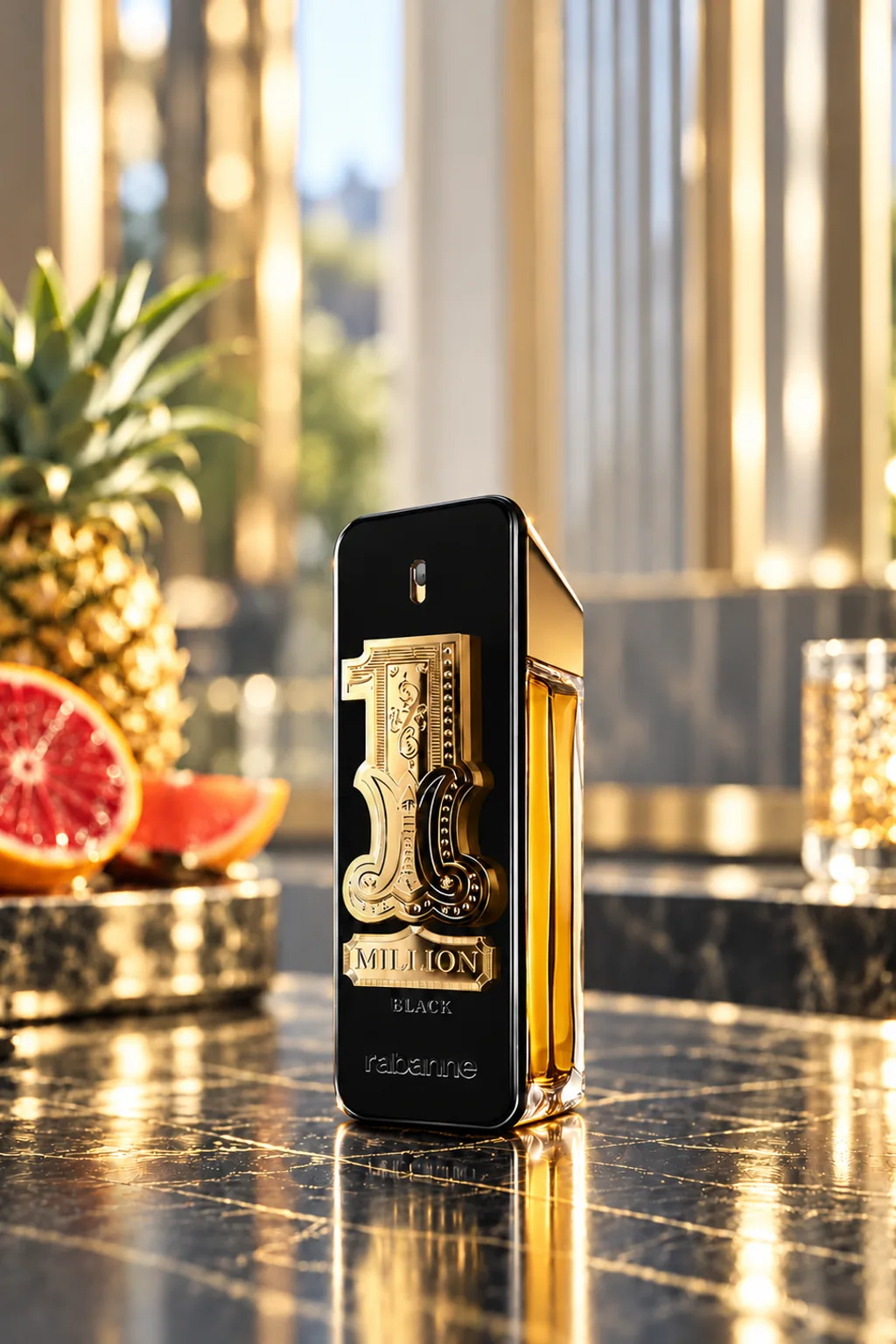 1 Million Black de Rabanne, flacon d'origine