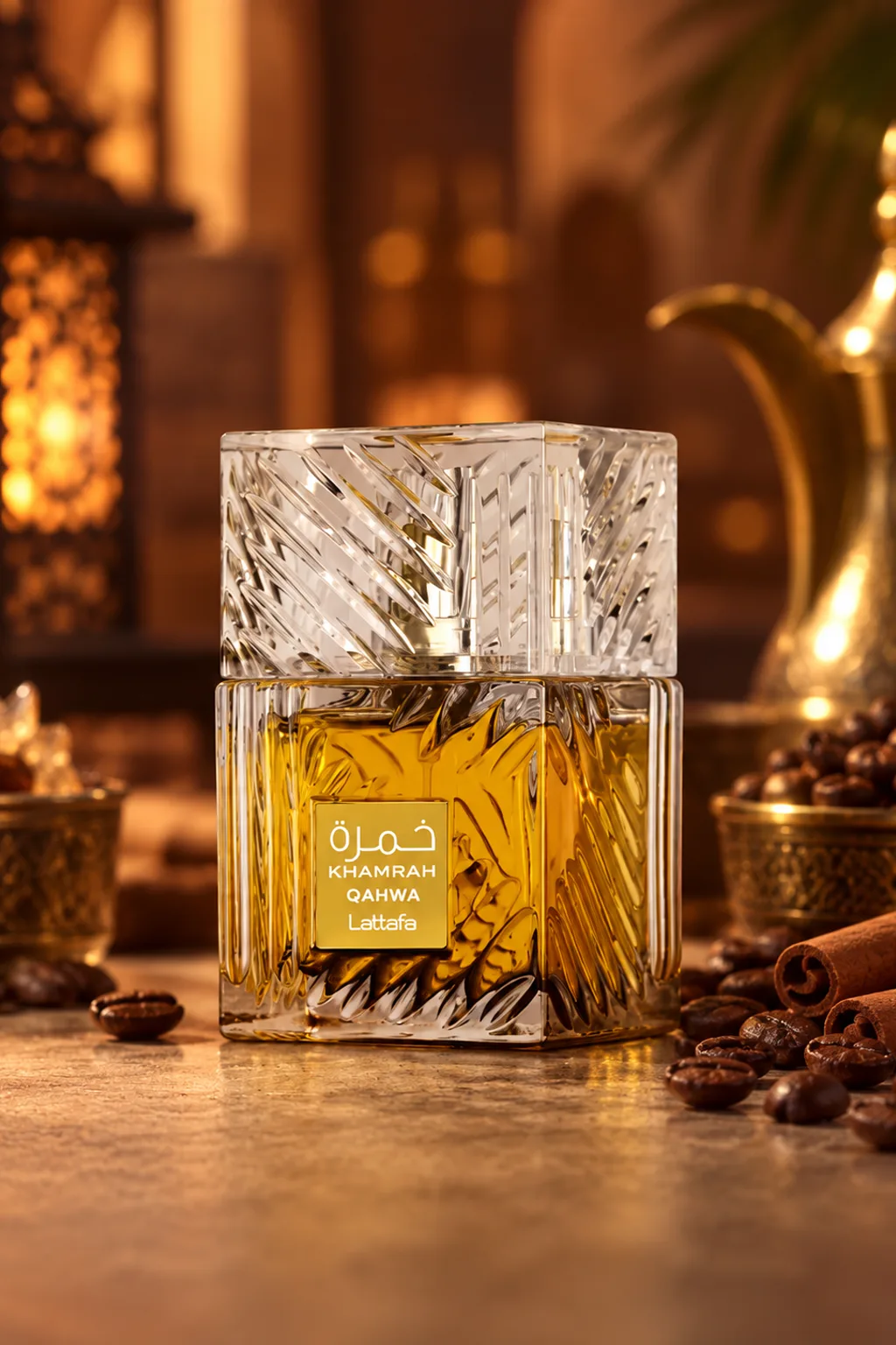 Khamrah Qahwa de Lattafa, flacon d'origine