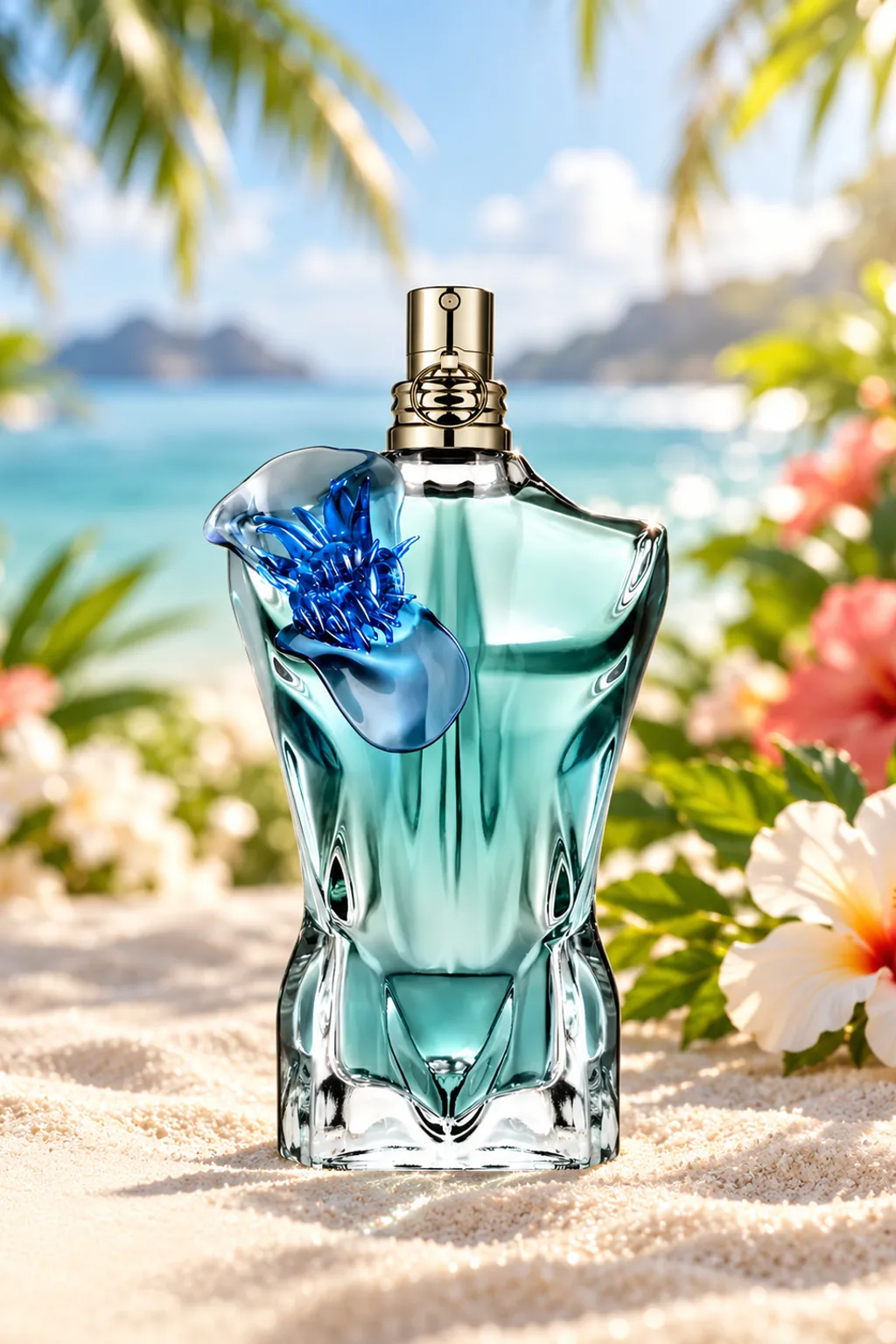 Le Beau Flower Edition de Jean Paul Gaultier, flacon d'origine