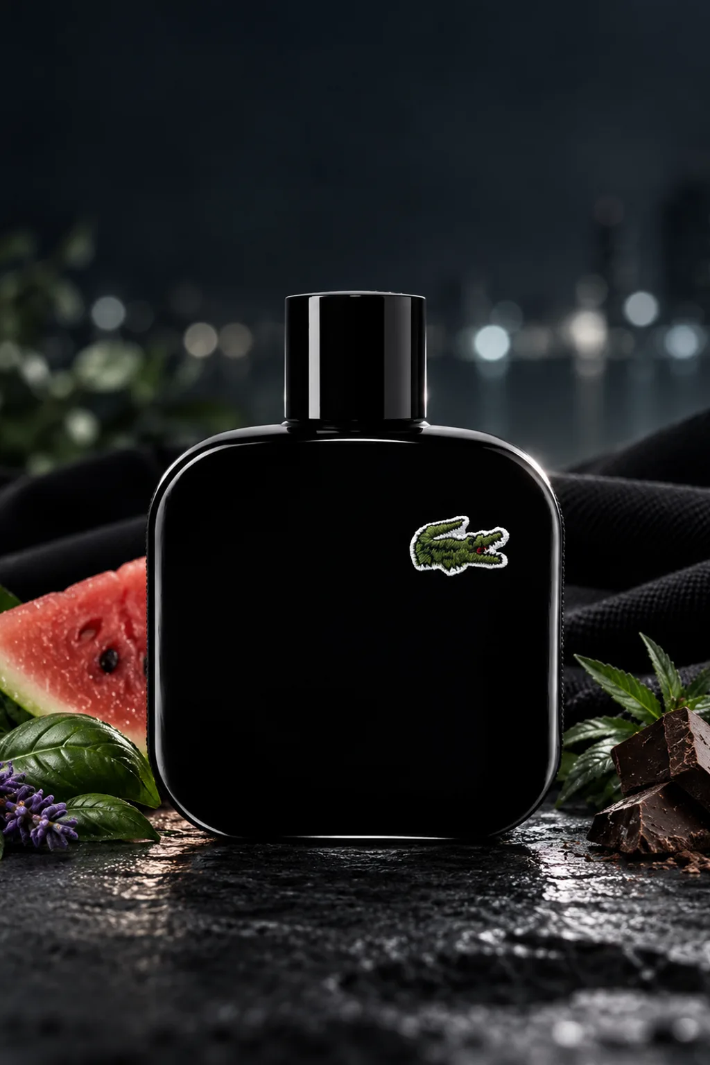 L.12.12 Noir de Lacoste, flacon d'origine