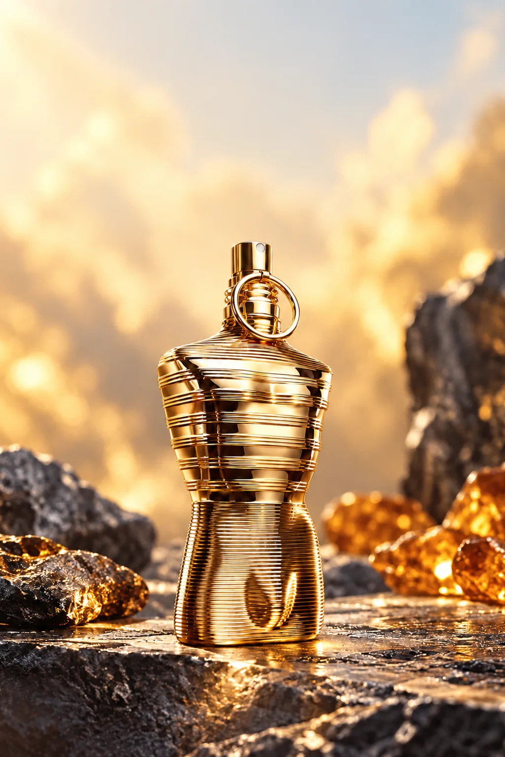 Le Male Elixir Absolu de Jean Paul Gaultier, flacon d'origine