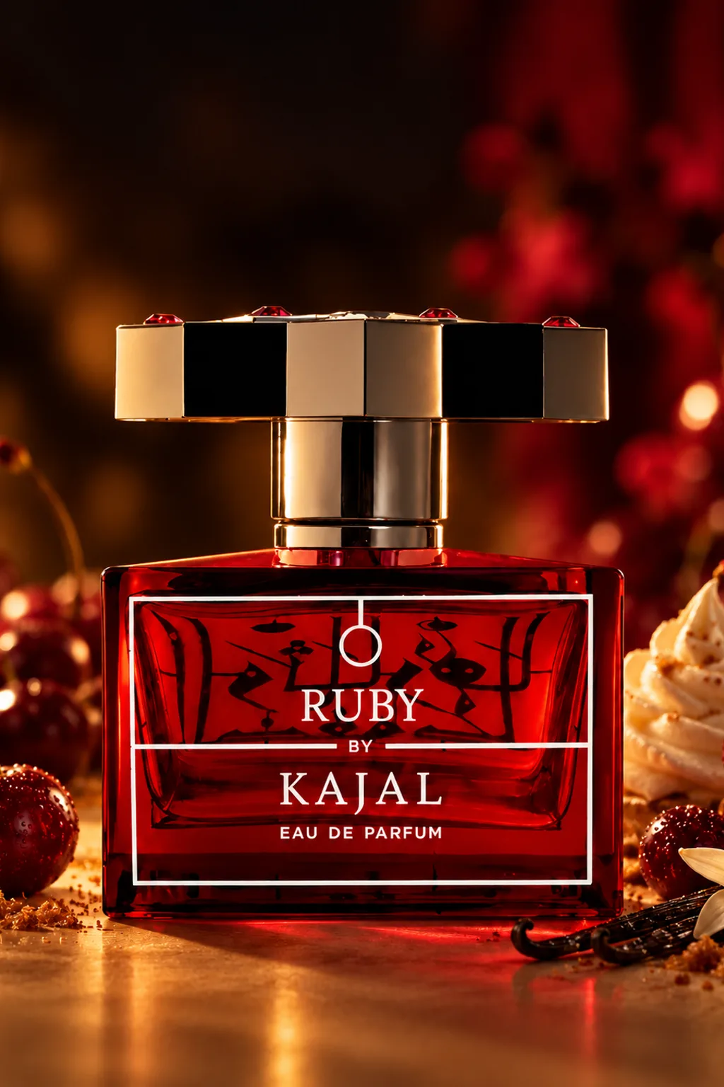 Ruby de Kajal, flacon d'origine